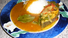 Deliciosa corvina com pirão