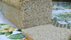 Pão light de aveia e mel