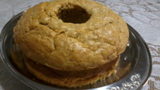 Bolo fofinho de cenoura diet