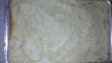 Torta de carne moída com massa de purê de batata