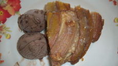 Torta cremosa de banana (para o Natal)