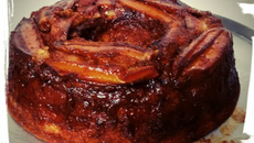 Bolo de banana com iogurte