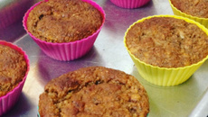 Muffin de banana integral