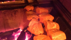 Lombo de pintado na brasa