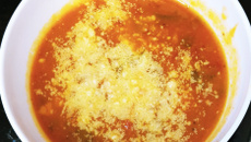 Sopa de abóbora com gengibre