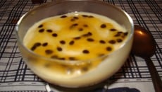 Mousse rápida de maracujá