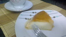 Pudim de queijo mussarela prático