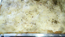 Macarrão com Frango e Queijo