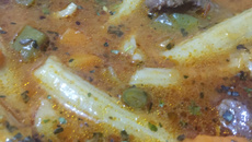 Sopa de carne fitness