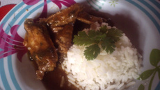 Coxinha da asa na cerveja preta