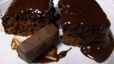 Bolo souflé de chocolate