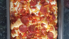 Torta de calabresa acebolada