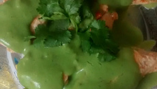 Frango com creme de espinafre da Suka