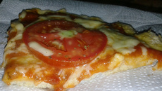 Pizza com 8 ingredientes