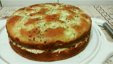 Pão bolo de liquidificador