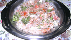 Salada diferente da Taru