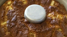 Bolo de maçã com farinha láctea