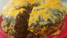 Bolo de cenoura invertido (chocolate com cenoura)