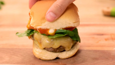 Cheesebúrguer caseiro