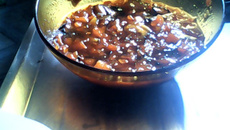 Doce de mamão com cajú