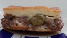 Torta de carne moída (liquidificador)