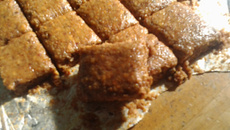 Paçoca de amendoim e bolacha