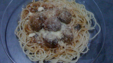 Almôndega de hambúrguer (receita de universitário)