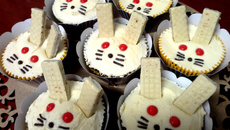 Cupcake coelhinho de Páscoa