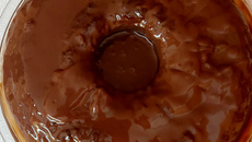 Bolo vulcão de chocolate