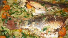 Tilápia ao forno da Cris