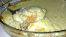 Frango ao creme de milho da Tia Merope