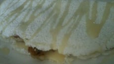 Tapioca com recheio de banana frita