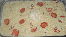 Merengue de morango