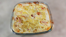 Rondelli de presunto e queijo