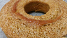 Bolo de fubá integral