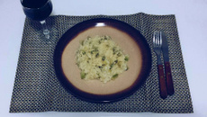 Risoto de abobrinha