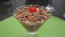 Mousse de chocolate diet da Flávia