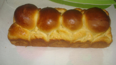 Pão doce de chocolate