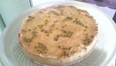 Torta de maracujá