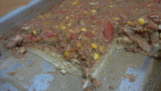 Pizza de sardinha rápida