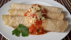 Panqueca de ricota e espinafre