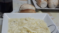 Sopa de capeletti da Rosimeire