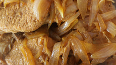 Bisteca de porco frita