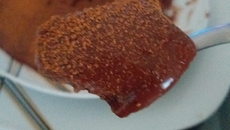 Delícia de aveia com chocolate