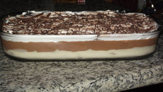 Pavê mousse de chocolate da Iva