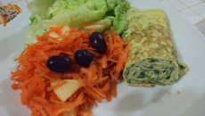 Omelete com salsinha