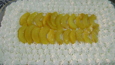 Sobremesa fácil de pêssego