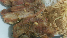 Costela suína na cachaça