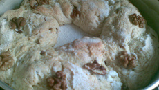 A minha deliciosa rosca de nozes