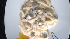 Fettuccine ao molho Alfredo